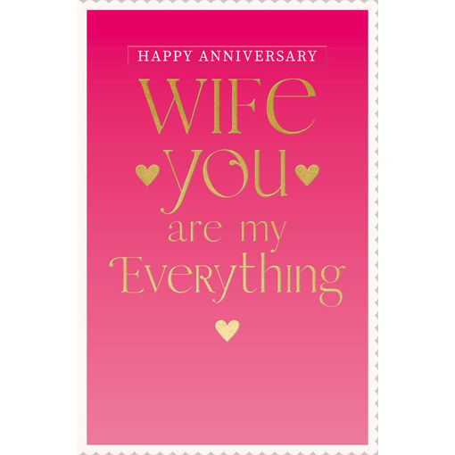Picture of HAPPY ANNIVERSARY WIFE YOU ARE MY EVERYTHING